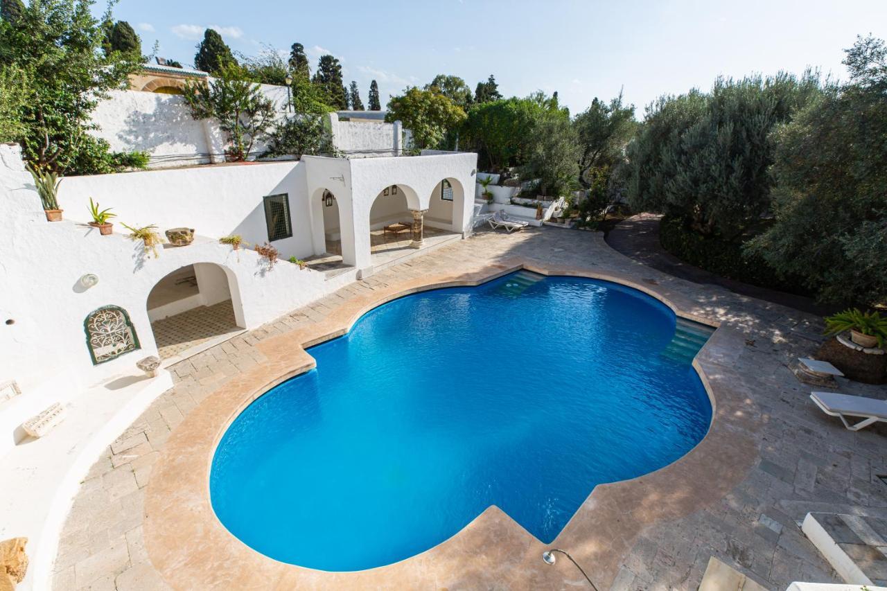 לינה וארוחת בוקר Lella Zohra, Studio Avec Piscine A סידי בו סעיד מראה חיצוני תמונה